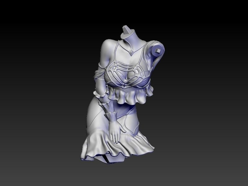 Albedo Overlord 3D print model_16