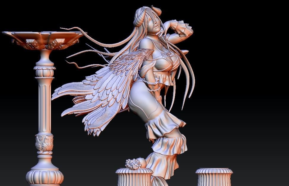 Albedo Overlord 3D print model_1