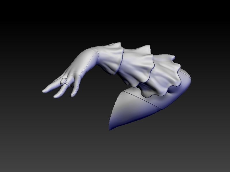 Albedo Overlord 3D print model_12