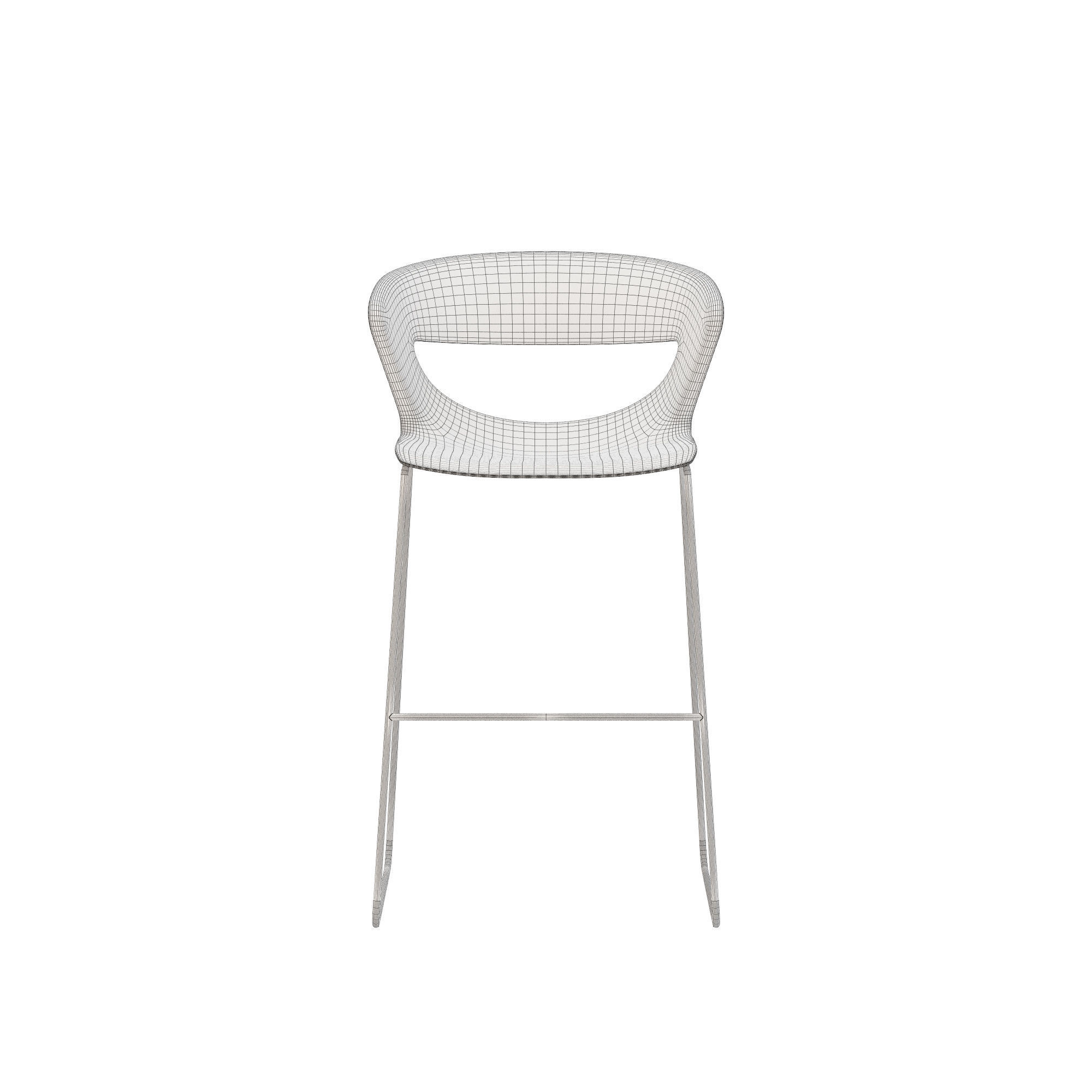 Kastel kicca stool type 2 3D model_6