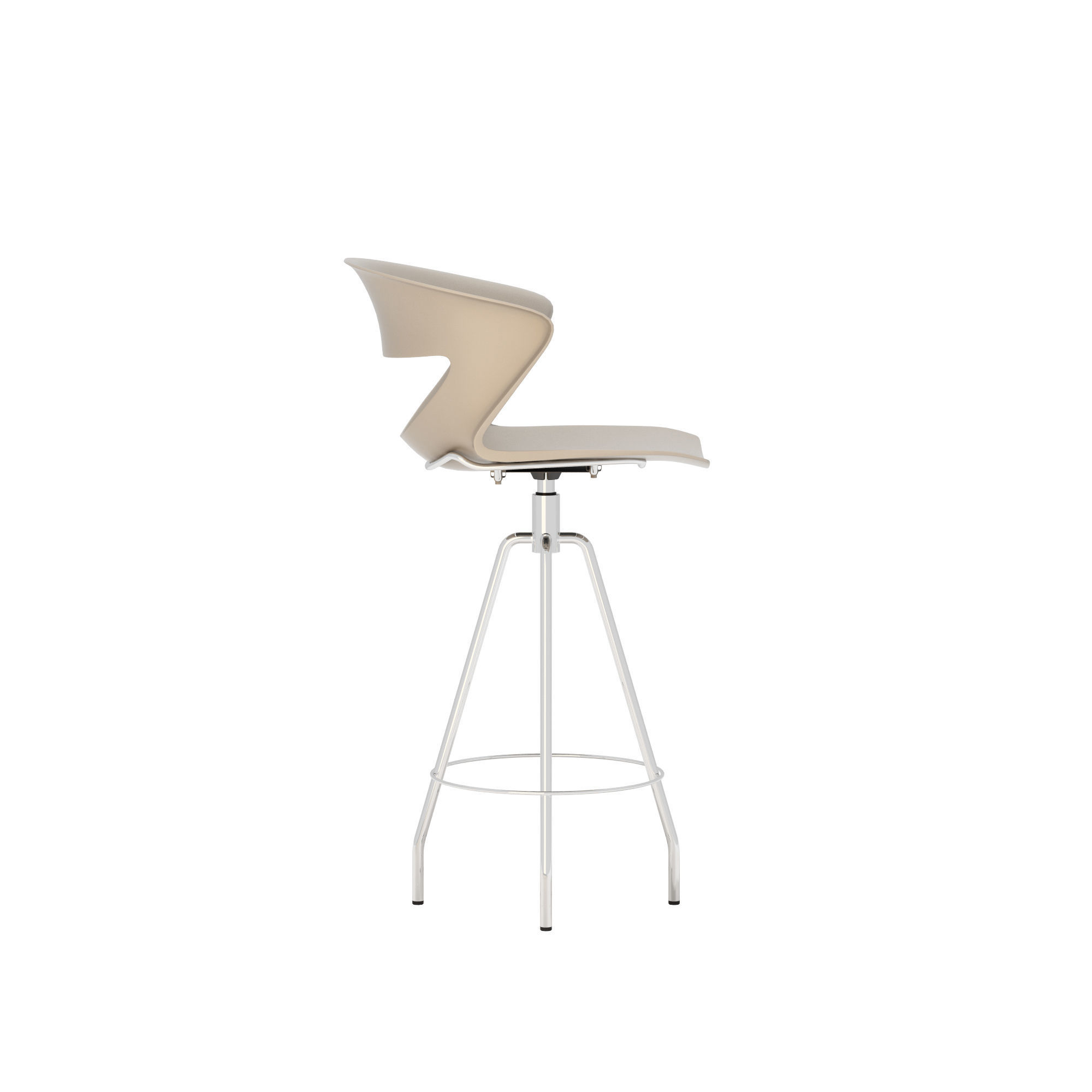 Kastel kicca stool type 4 3D model_2