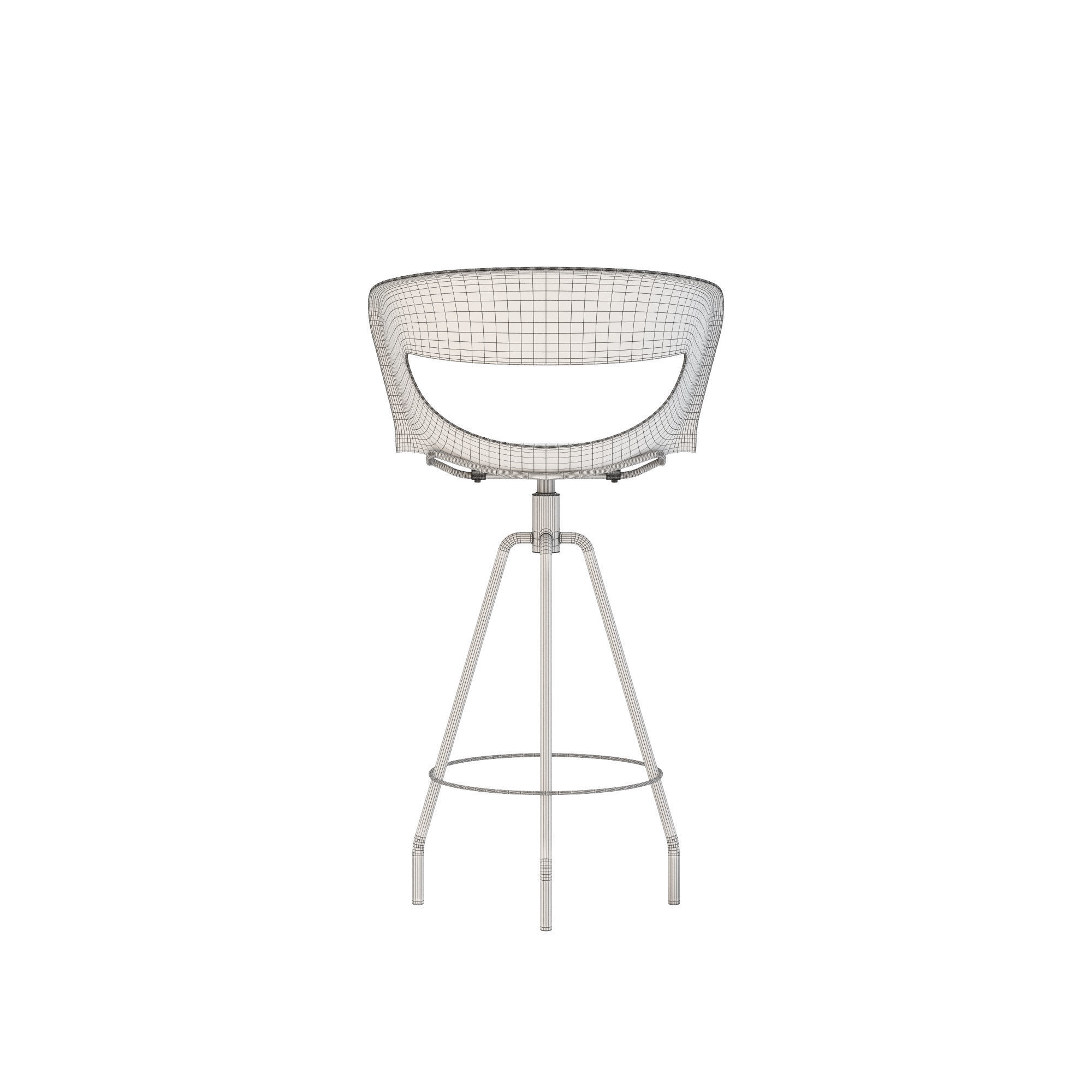 Kastel kicca stool type 4 3D model_9
