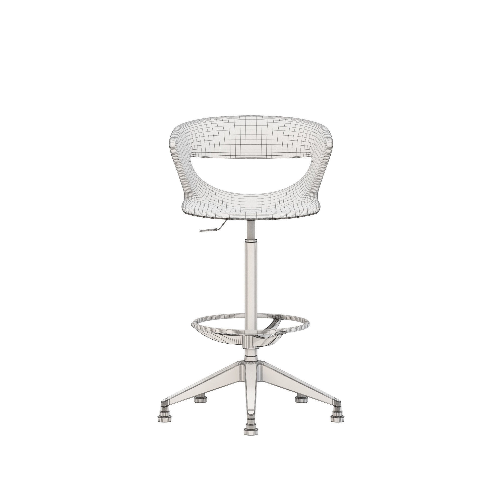 Kastel kicca stool type 5 3D model_6