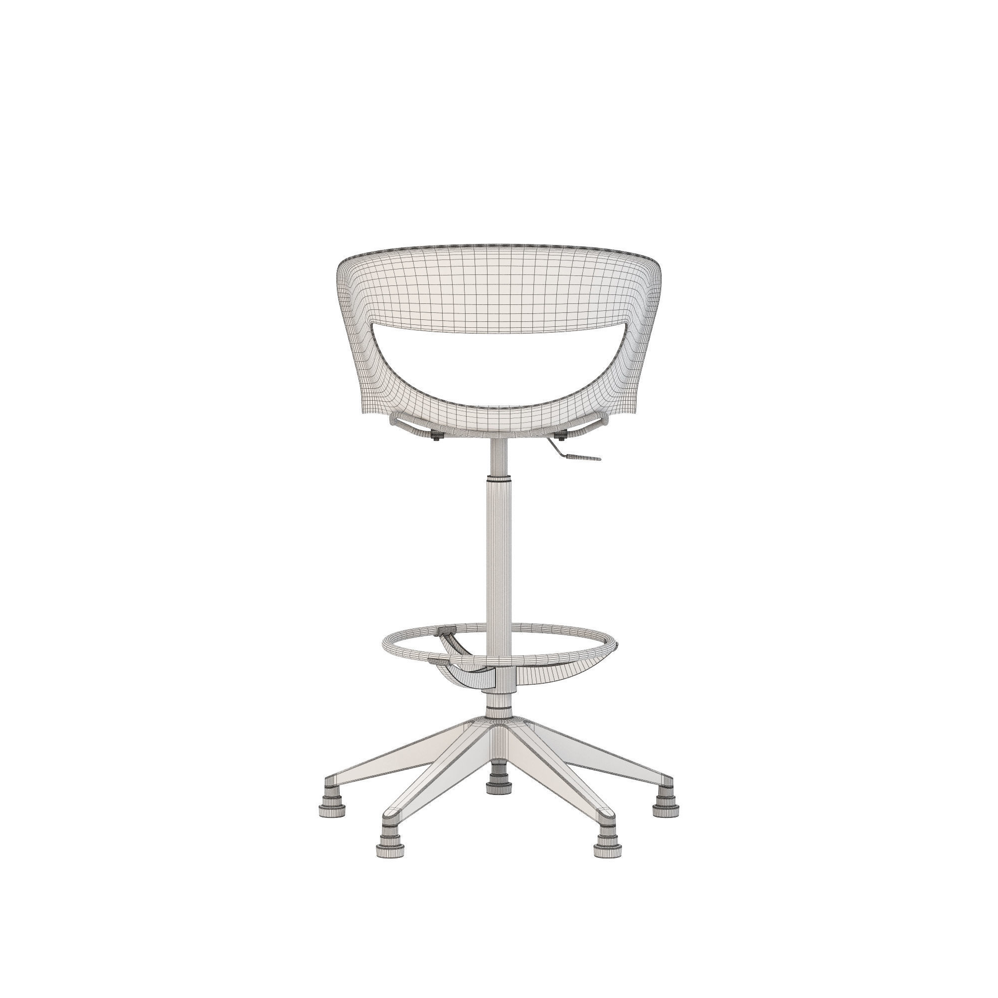 Kastel kicca stool type 5 3D model_9