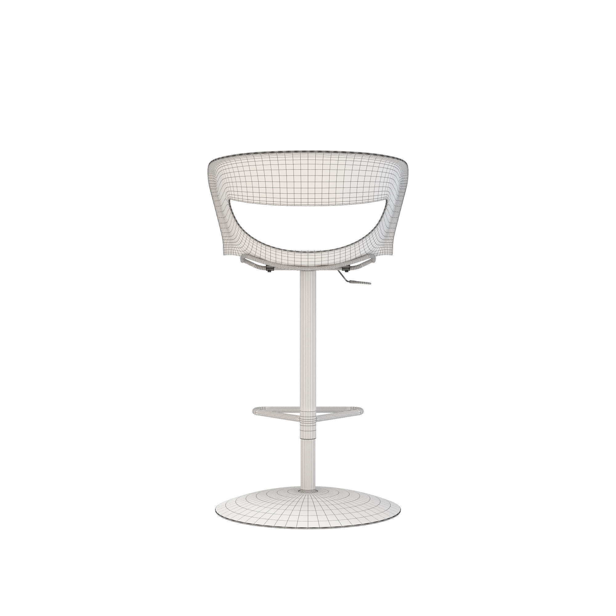 Kastel kicca stool type 6 3D model_9