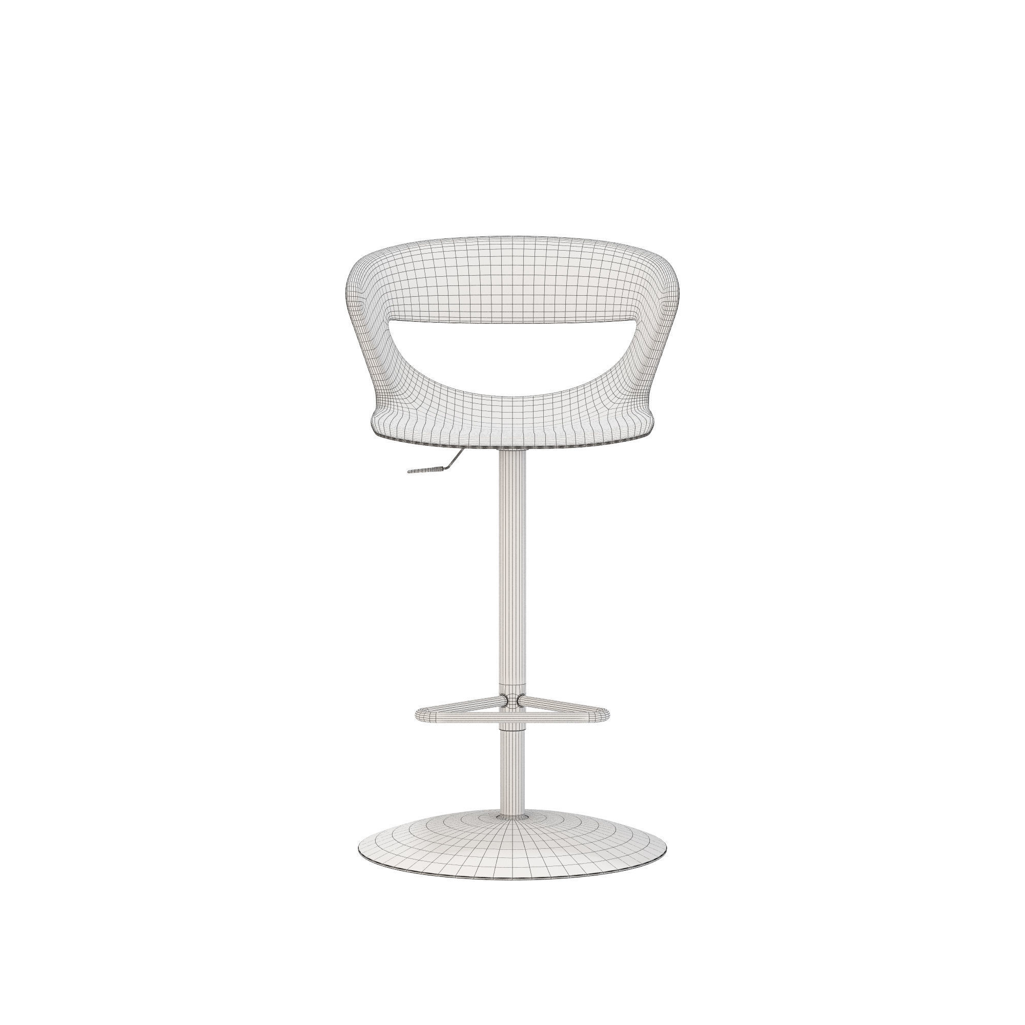 Kastel kicca stool type 6 3D model_6