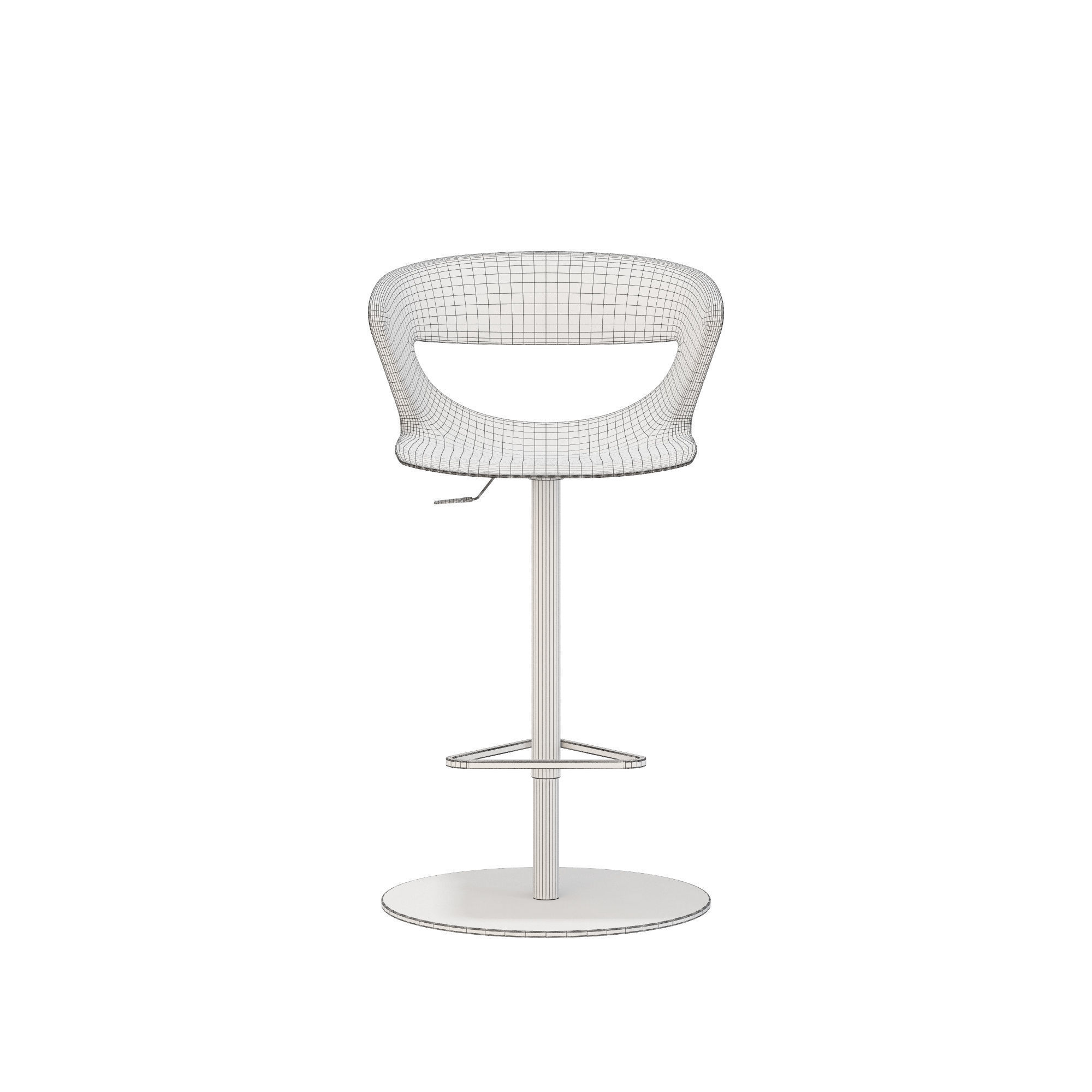 Kastel kicca stool type 7 3D model_6