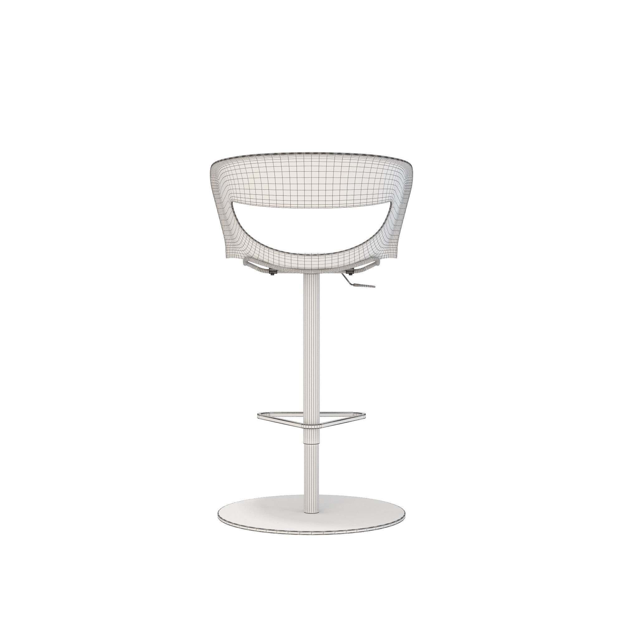 Kastel kicca stool type 7 3D model_9