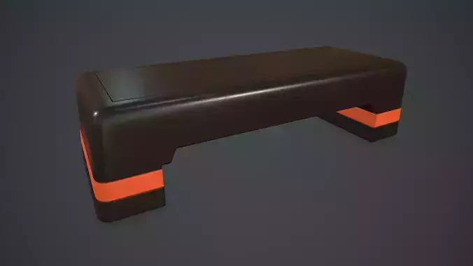 Stepper PBR VR Low-poly 3D model