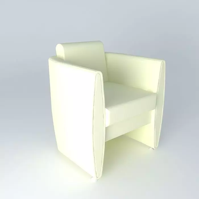 Armchair light green Free 3D model