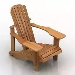 Armchair-Adirondack wooden adirondack chair