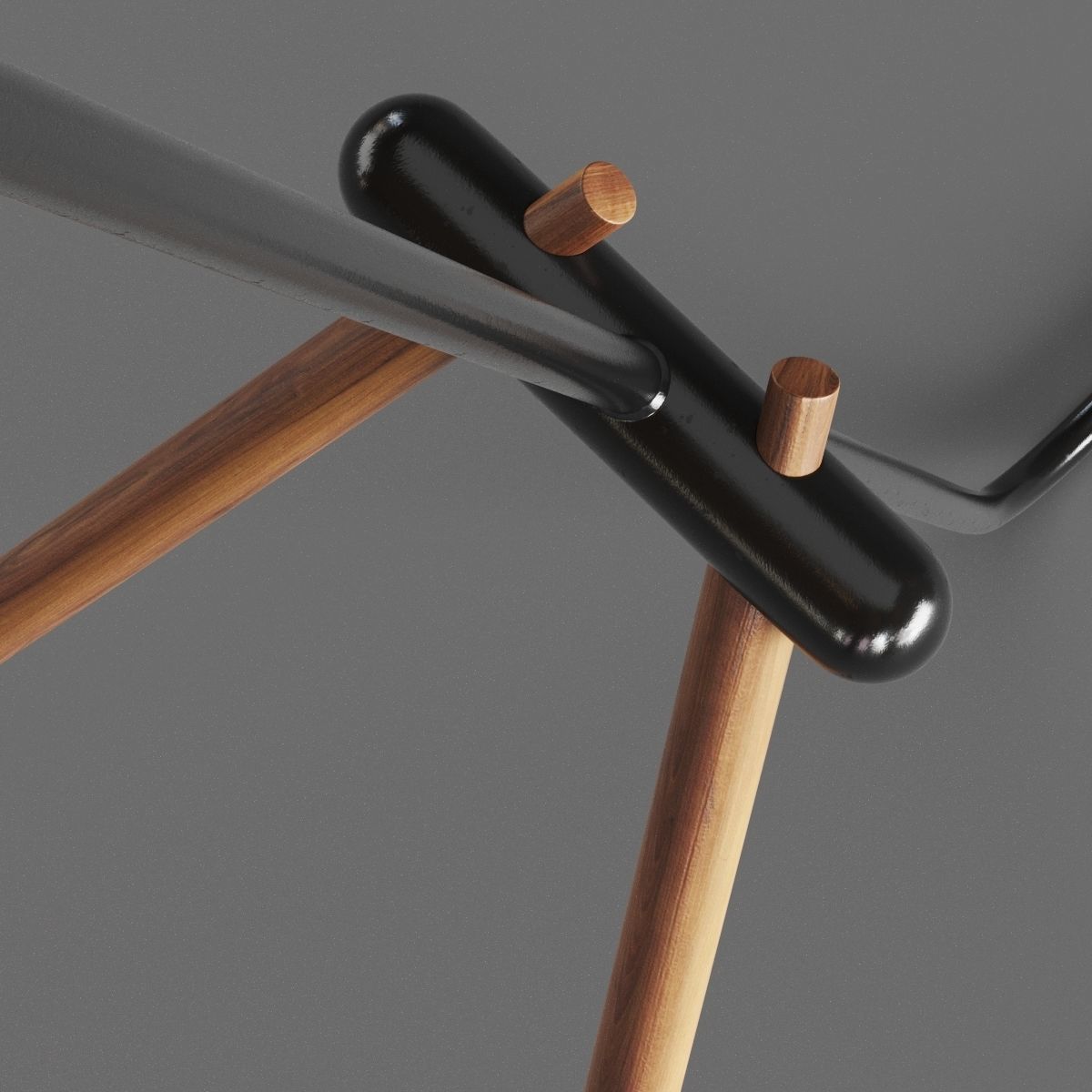 Giraffe floor lamp 3D model_2