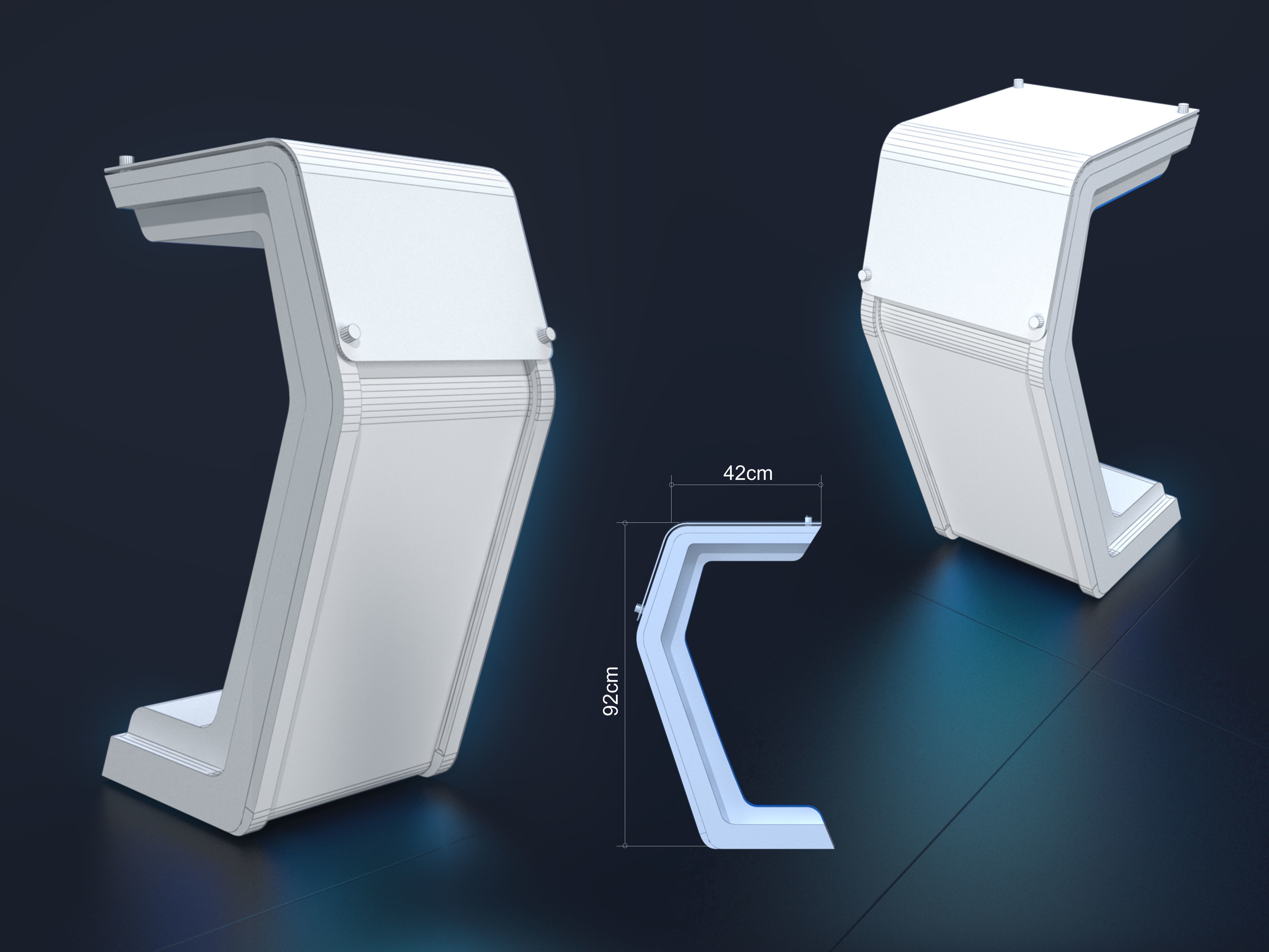standing display 001 3D model_1