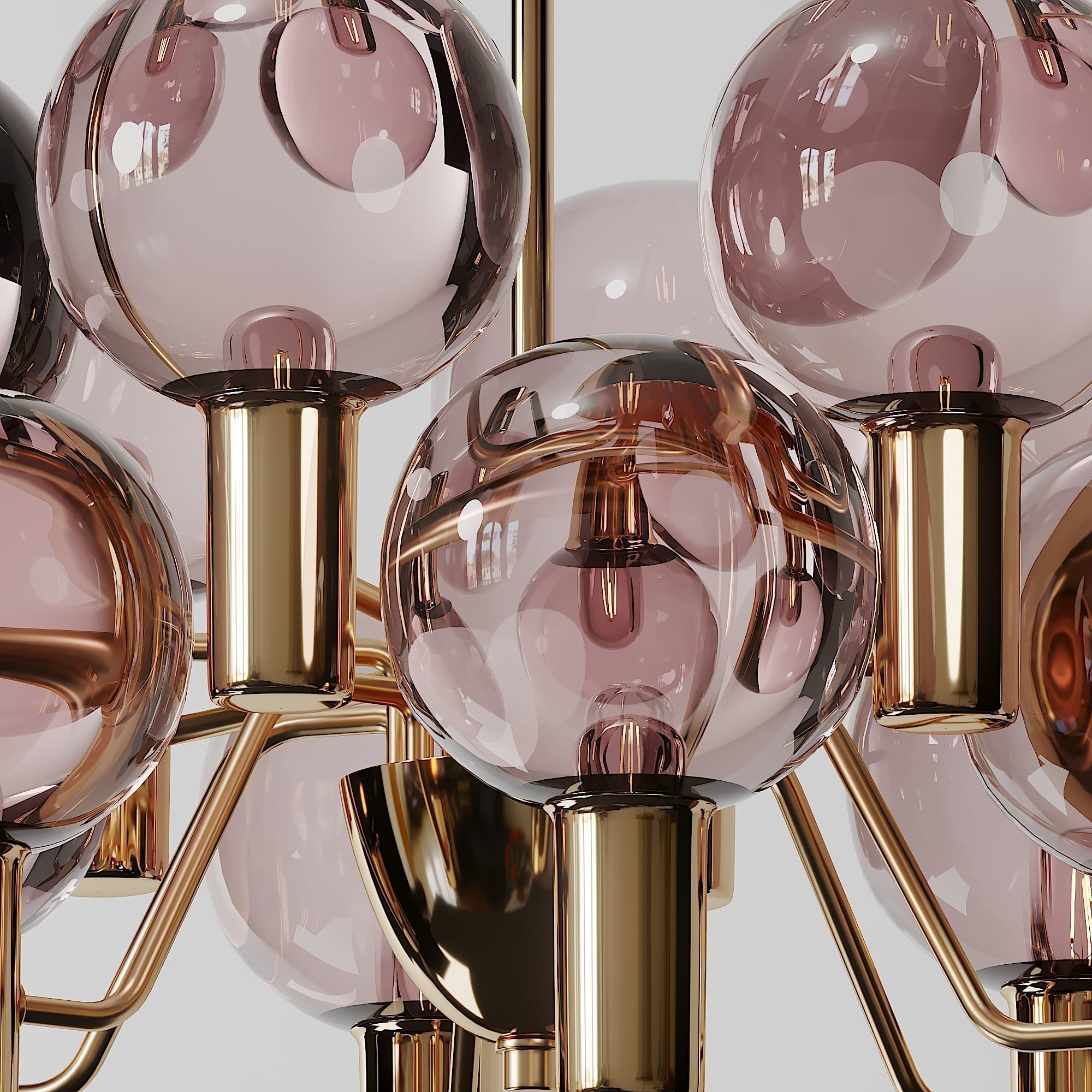 Patricia Ceiling Lamp - Designed by Hans-Agne 3D model_1