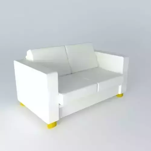 Modern white sofa