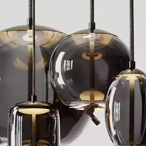 Knot Disco LED Pendant Light 3D model