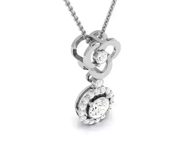 Women solitaire pendant 3dm render detail 3D print model Women solitaire pendant 3dm render detail 3D print model