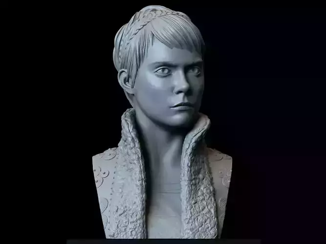 Vignette Stonemoss - Cara Delevingne - from Carnival Row 3D print model