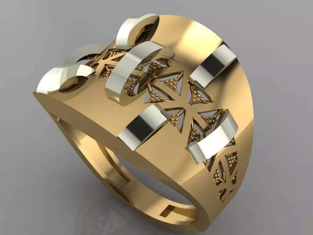GC GOLD Y0087- Ring 3D print model 3D print model_0