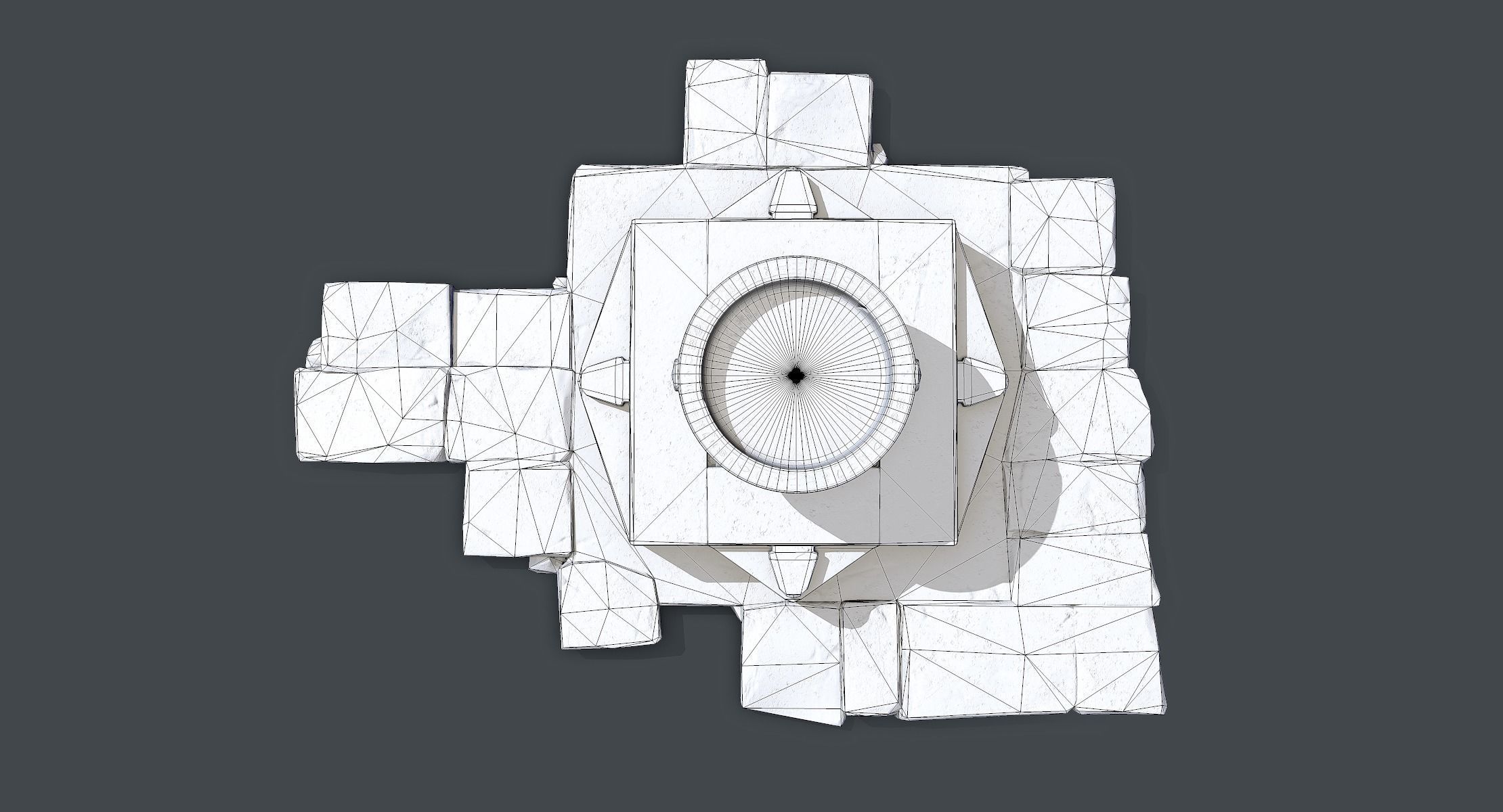 Ancient Egyptian Altar Low-poly 3D model_6