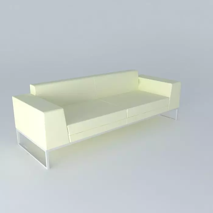 Modern sofa Free 3D model_0