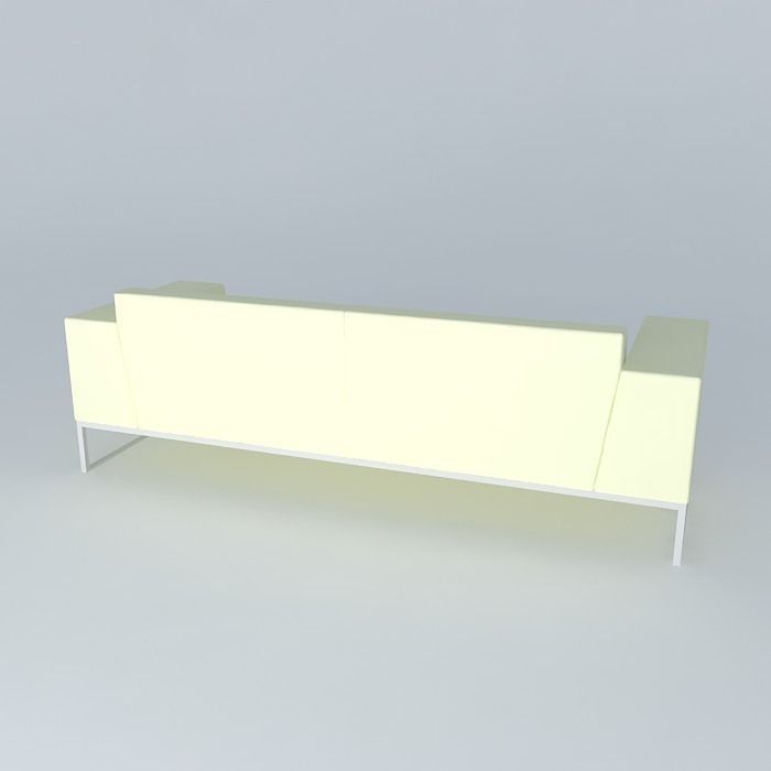 Modern sofa Free 3D model_1