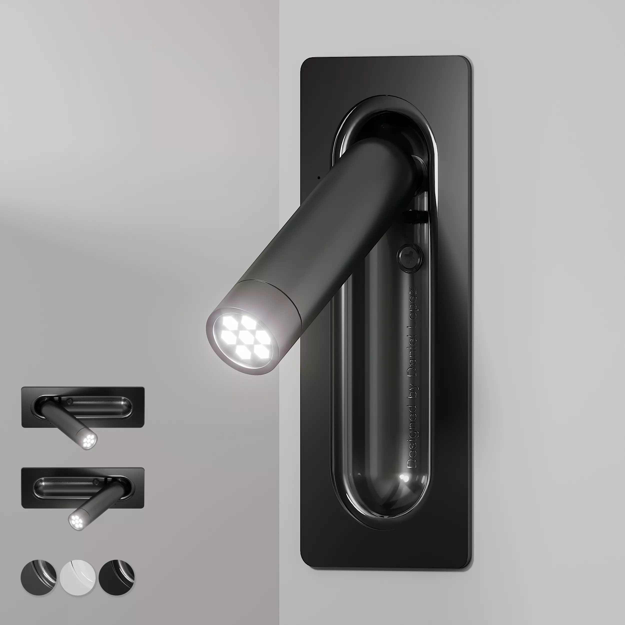 Ledtube Wall Lights 3D model_0