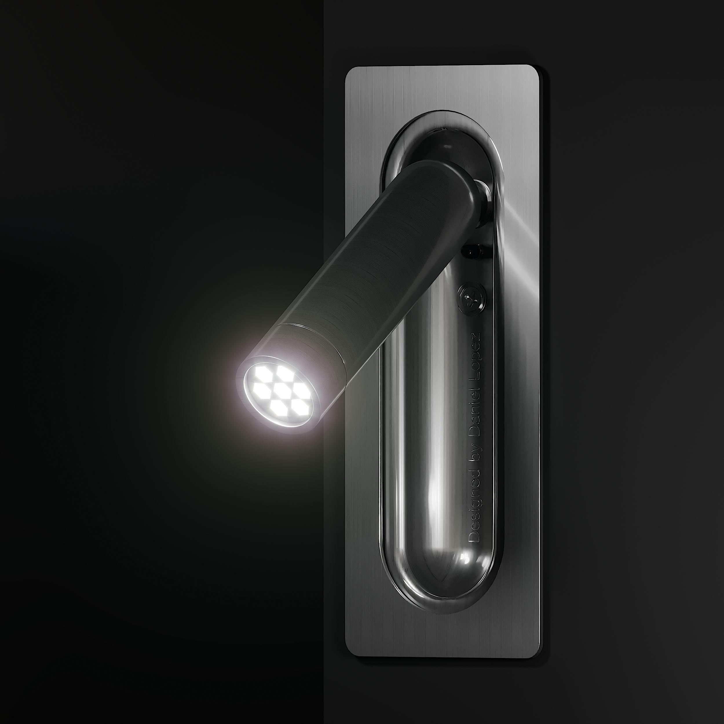 Ledtube Wall Lights 3D model_2