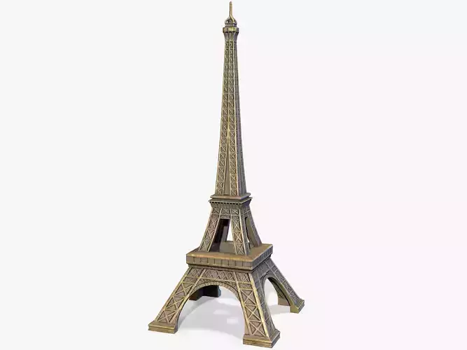 Eiffel Tower Souvenir Low-poly 3D model