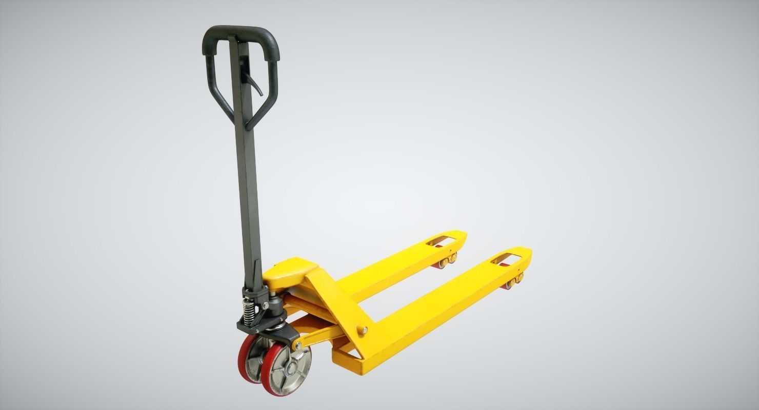 Underground Factory Corridor Low-poly 3D model_13