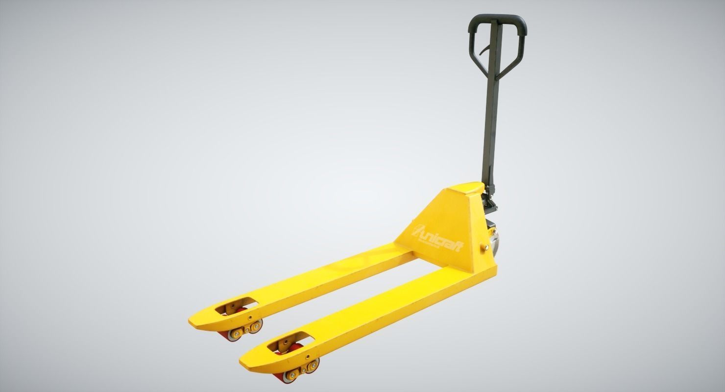 Underground Factory Corridor Low-poly 3D model_14