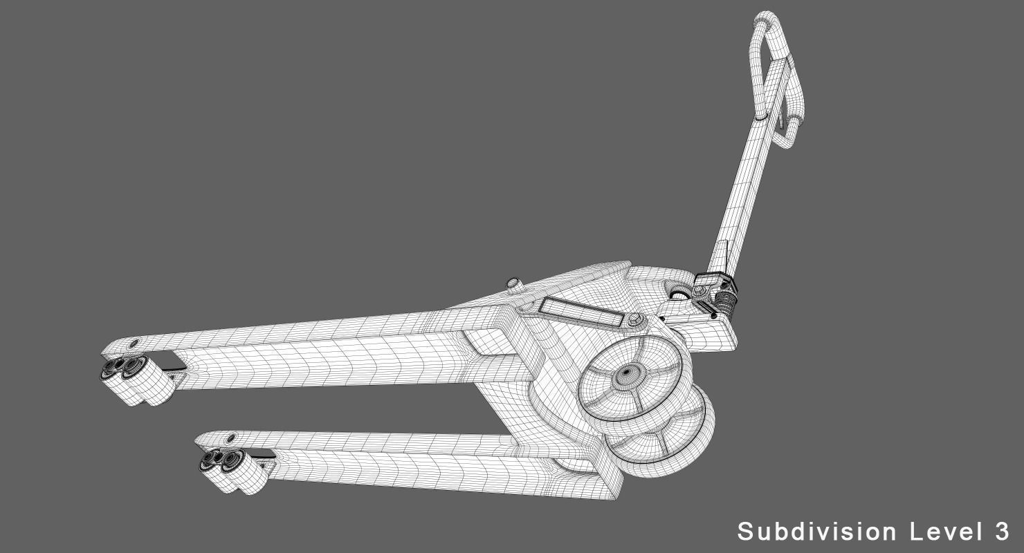 Underground Factory Corridor Low-poly 3D model_20