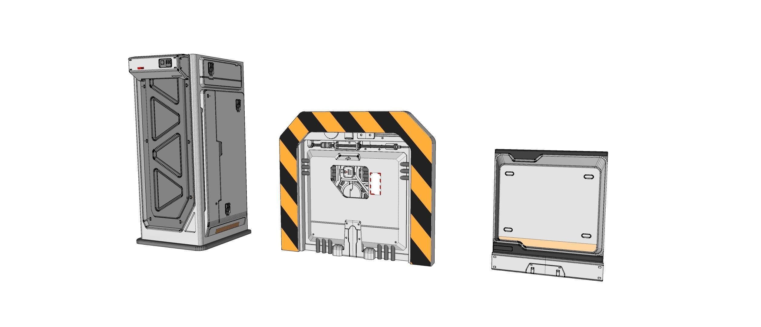 sci-fi Architecture kitbash 9 3D model_20