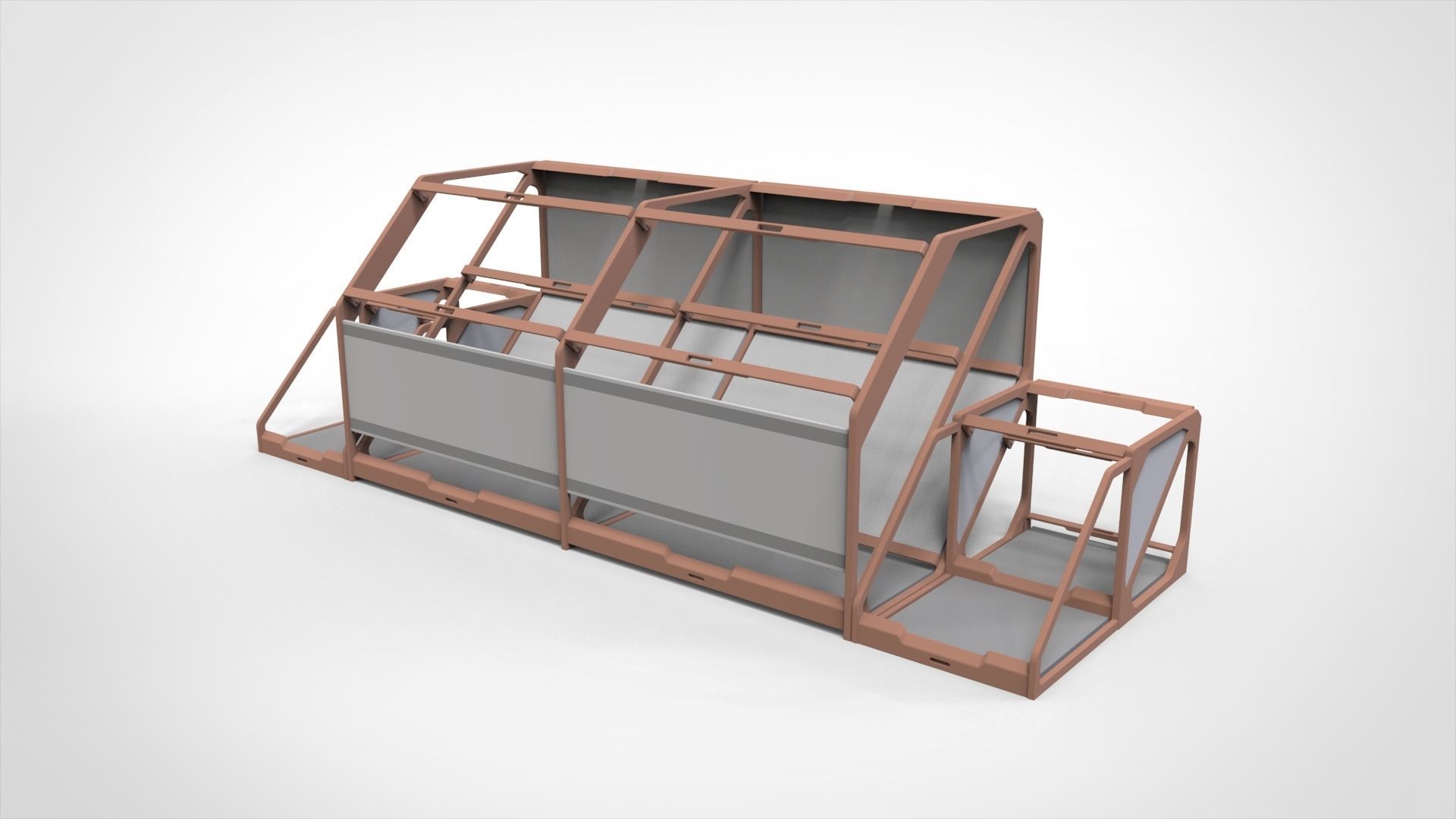 sci-fi Architecture kitbash 9 3D model_6