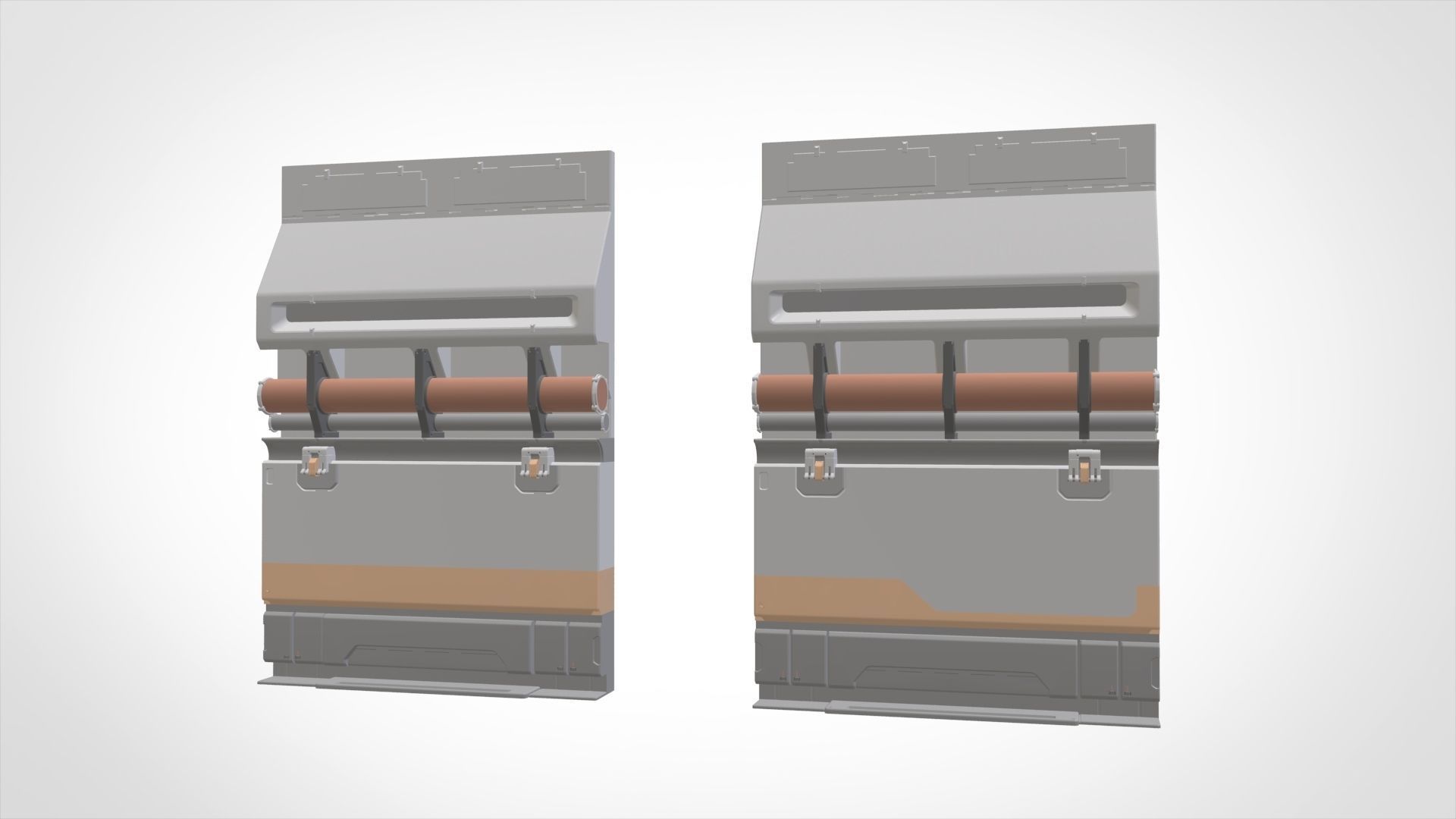 sci-fi Architecture kitbash 9 3D model_12