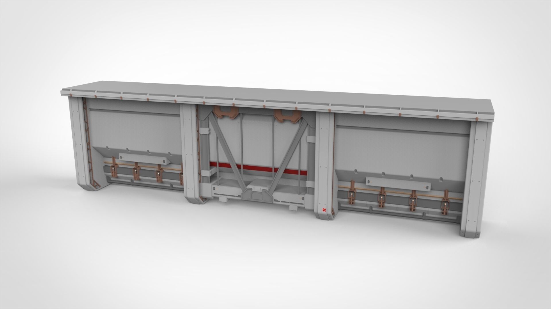 sci-fi Architecture kitbash 9 3D model_15