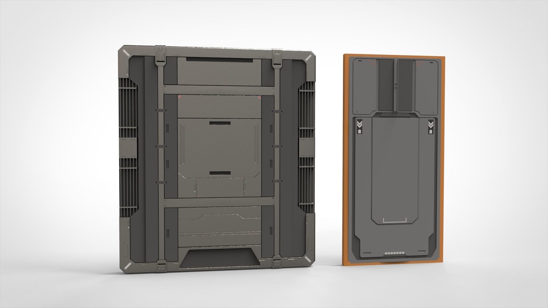 sci-fi Architecture kitbash 9 3D model_10