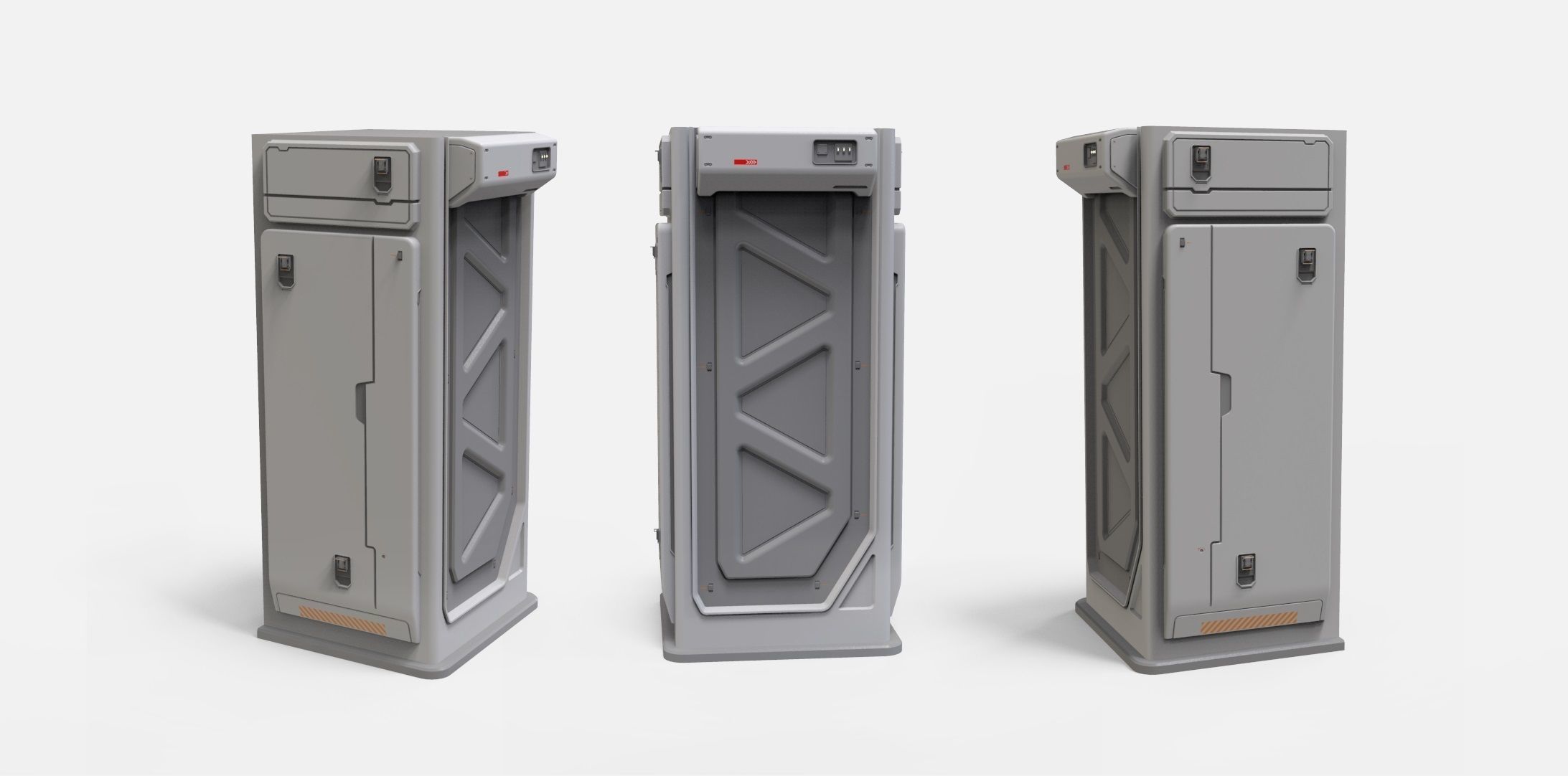 sci-fi Architecture kitbash 9 3D model_13