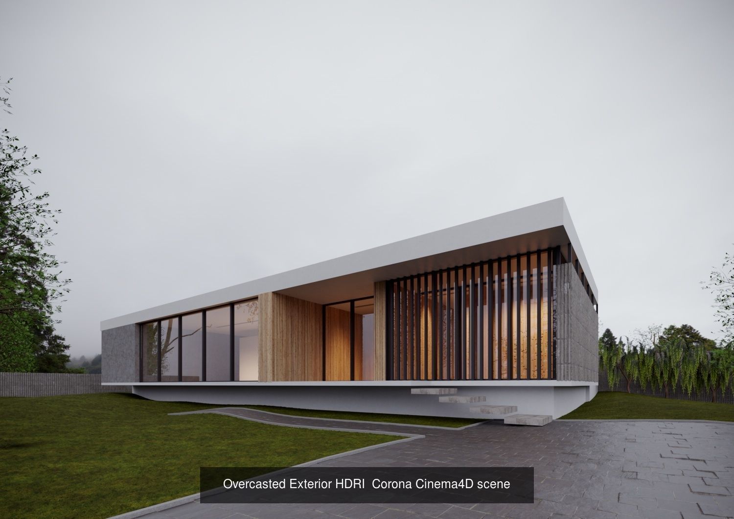 Exterior HDRI Corona Cinema4D scene Collection _3