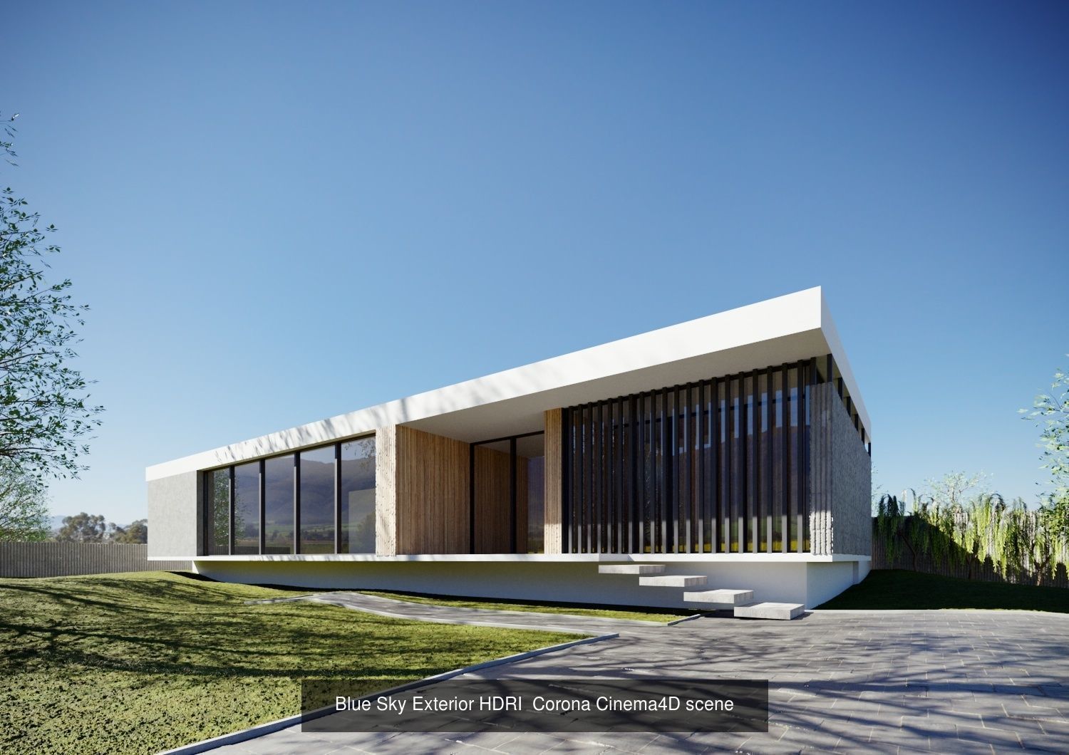 Exterior HDRI Corona Cinema4D scene Collection _1