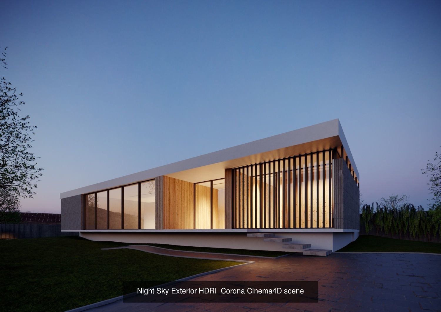 Exterior HDRI Corona Cinema4D scene Collection _2