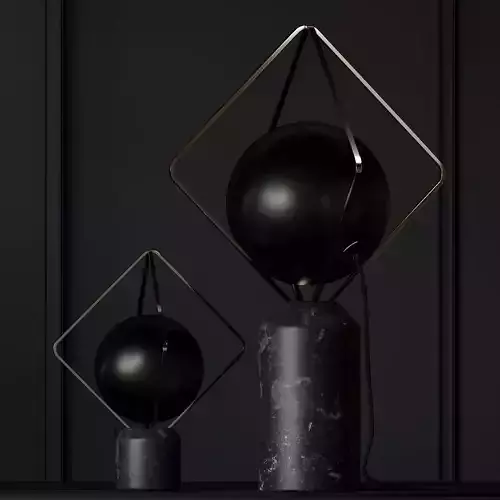 Brokis  Jack OLantern Big and Small - White and Black Marble