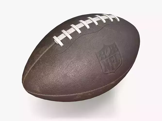 American Football Low-poly 3D model