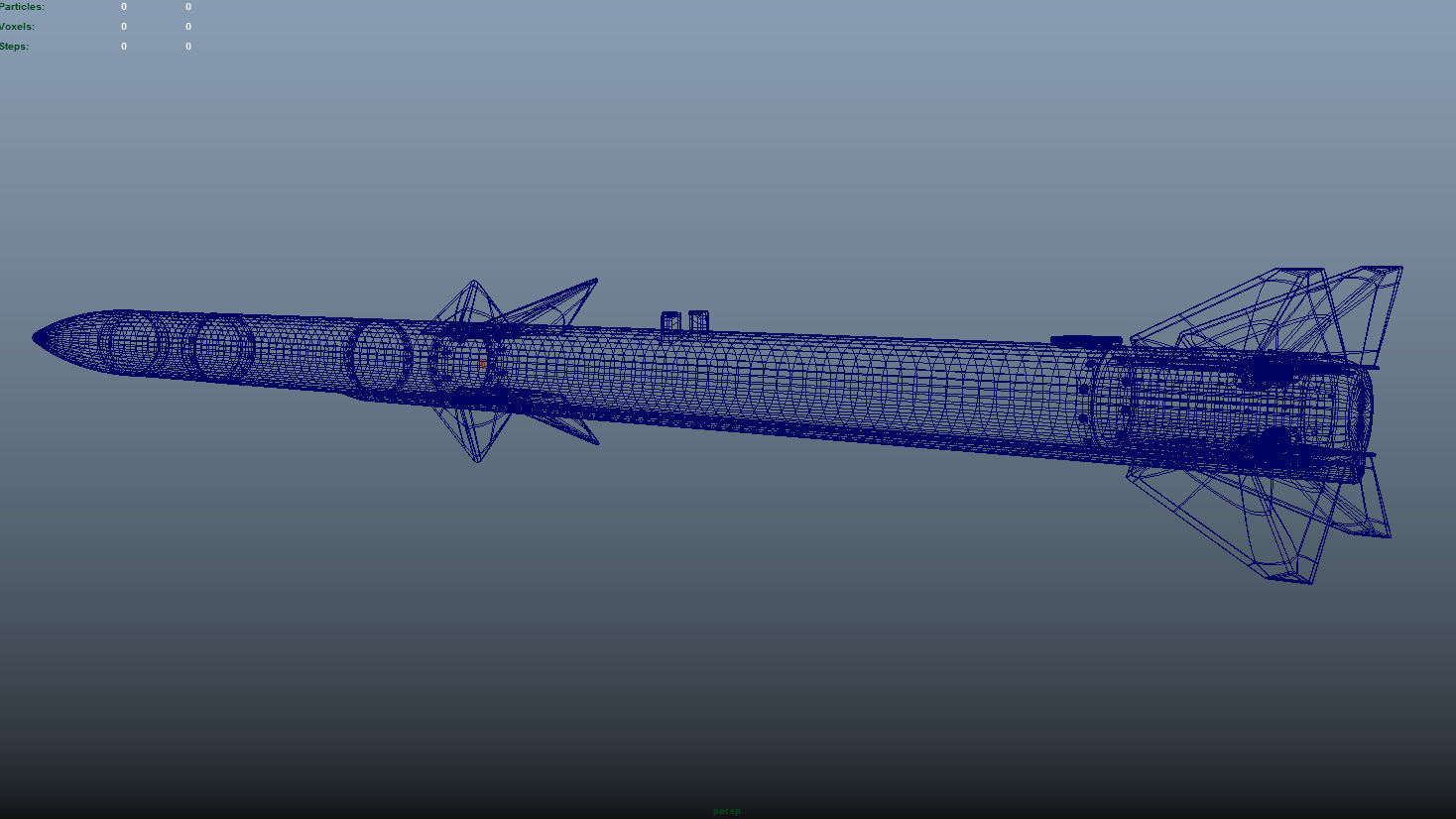 AIM-120A AMRAAM 3D model 3D model_13