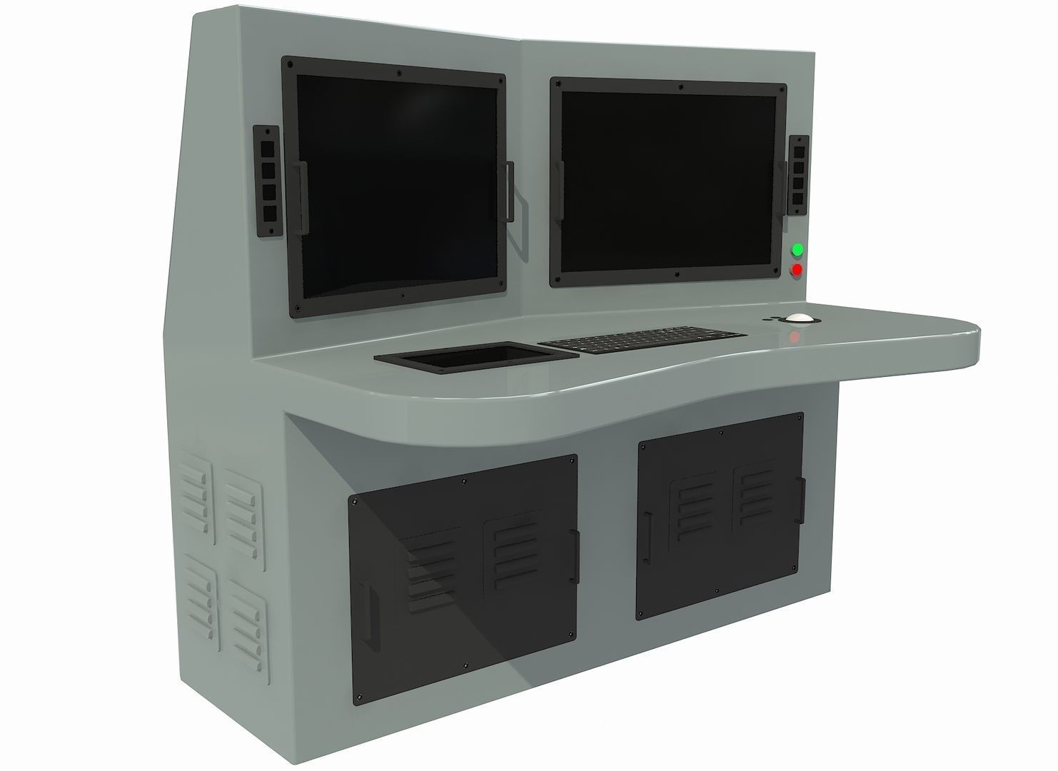 OPERATION AND COMMAND CENTER Low-poly 3D model_10