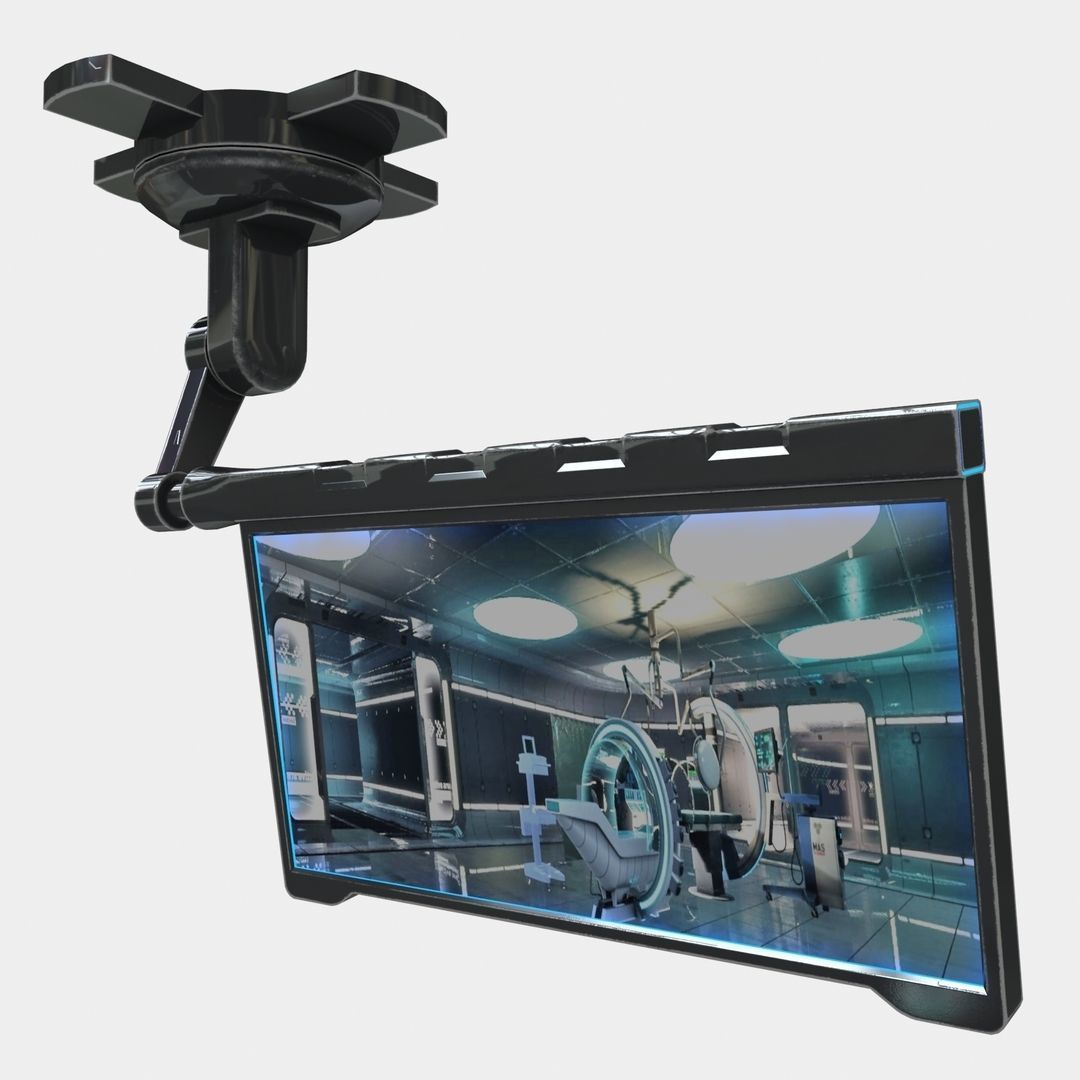 OPERATION AND COMMAND CENTER Low-poly 3D model_18