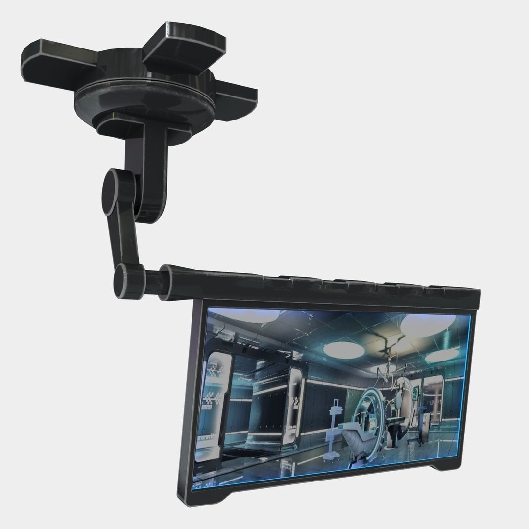 OPERATION AND COMMAND CENTER Low-poly 3D model_16