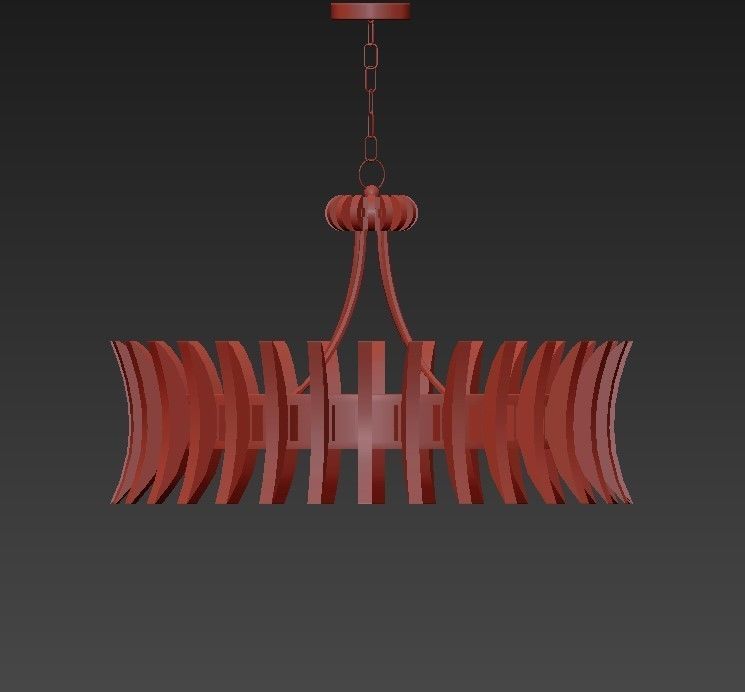 CURREY AND COMPANY COQUETTE CHANDELIER 3D model_8