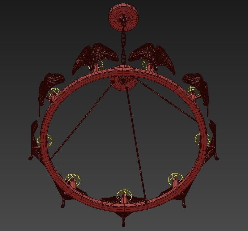 CURREY AND COMPANY GIN KYO CHANDELIER 3D model_3