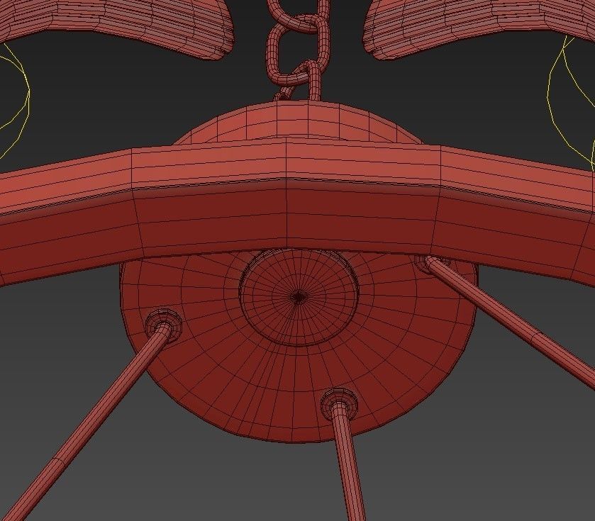 CURREY AND COMPANY GIN KYO CHANDELIER 3D model_5